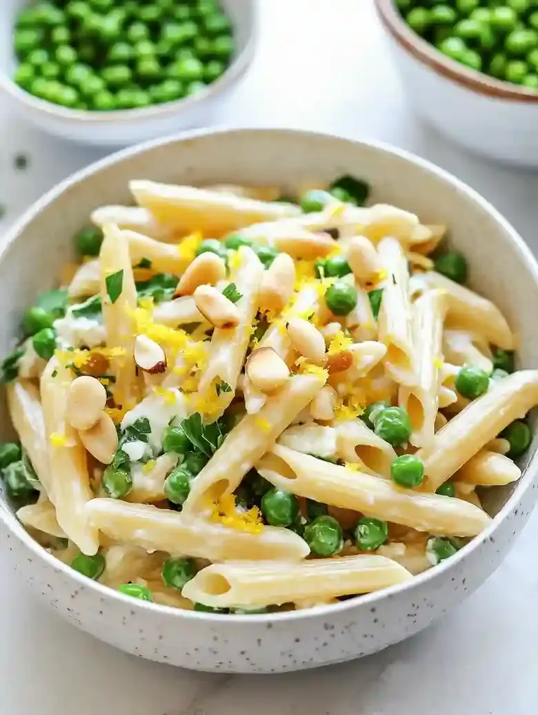 Pasta with Ricotta and Fresh Peas