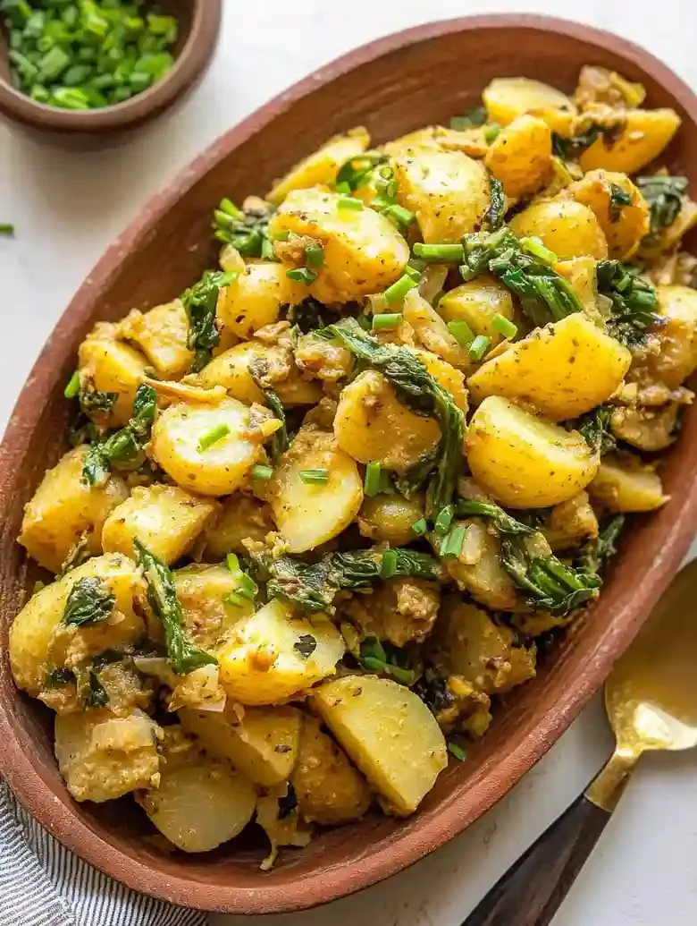 Ramp Potato Salad with Herbs