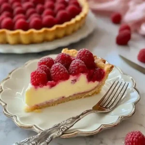Raspberry Tart with Pastry Cream