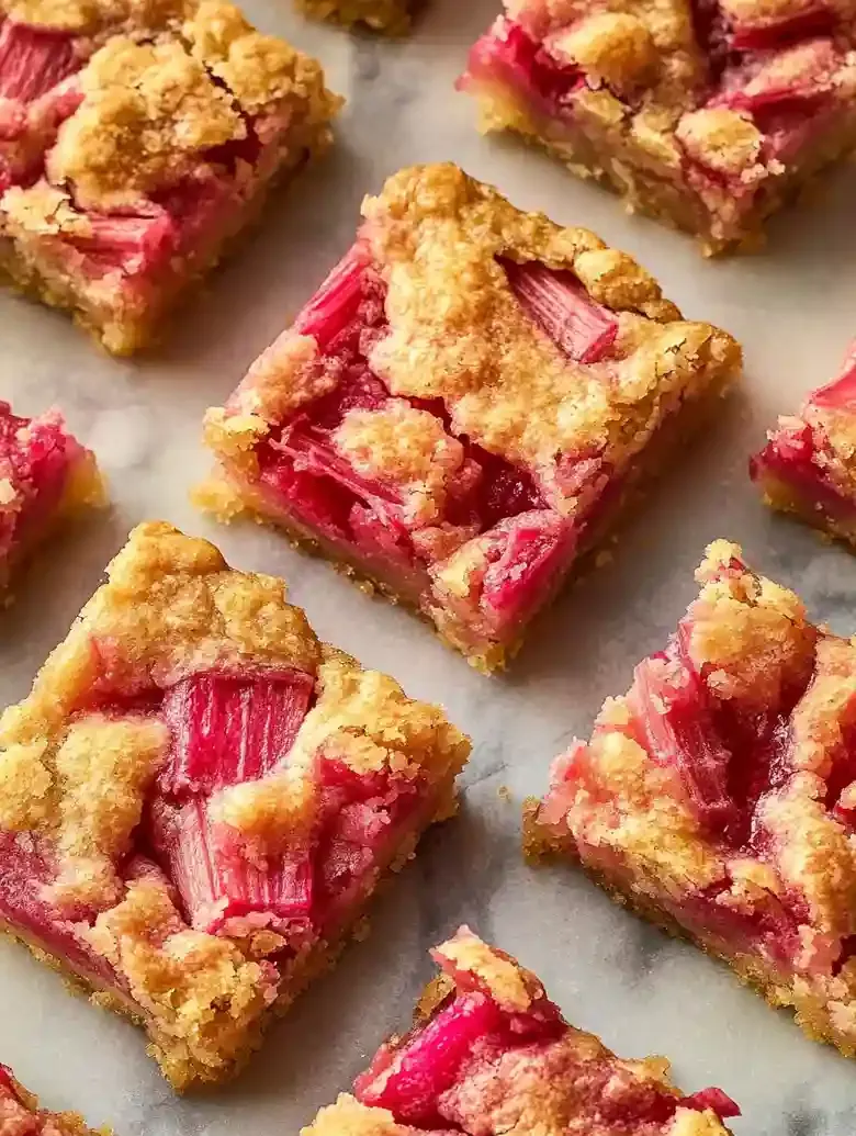 Rhubarb Dream Dessert Bars