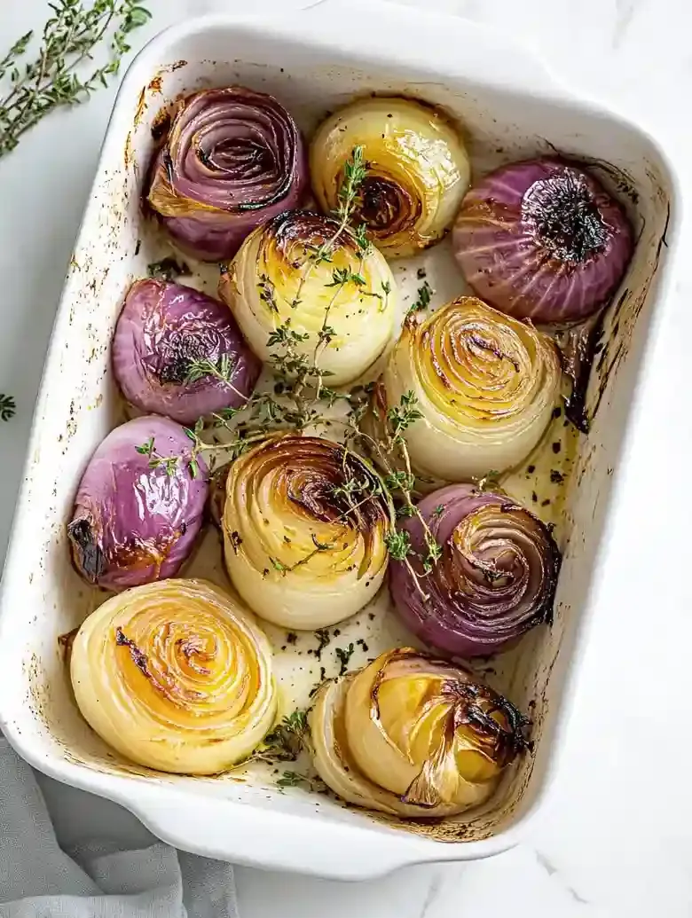 Roasted Onions with Thyme Recipe