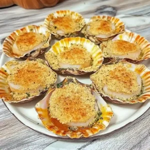 Scallop Gratin with Béchamel Sauce