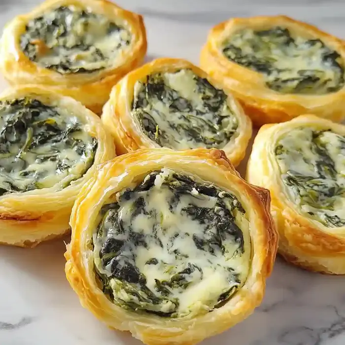 Spinach Artichoke Puff Pastry