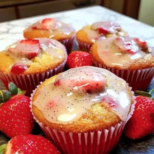 Strawberry Poppy Seed Muffins Recipe