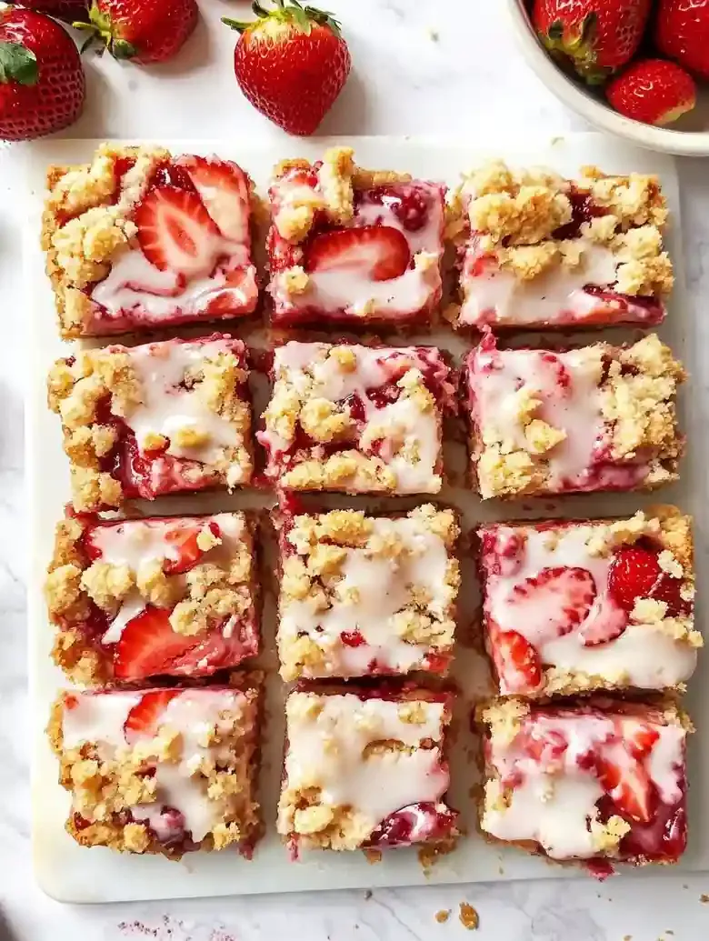 Strawberry Shortcake Bars