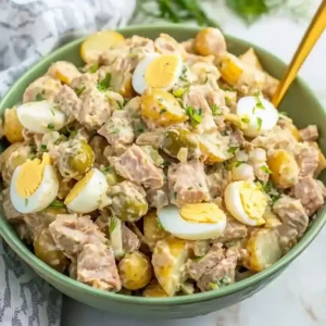 Tuna Potato Salad with Olives