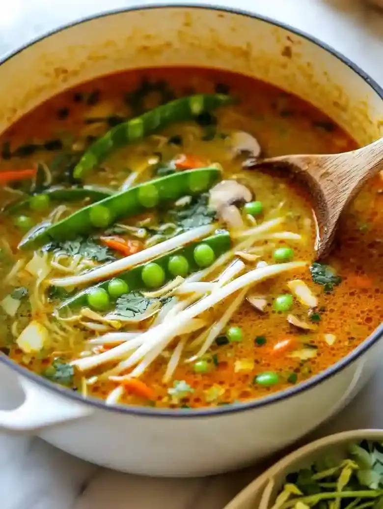 Vegan Curry Ramen with Creamy Broth