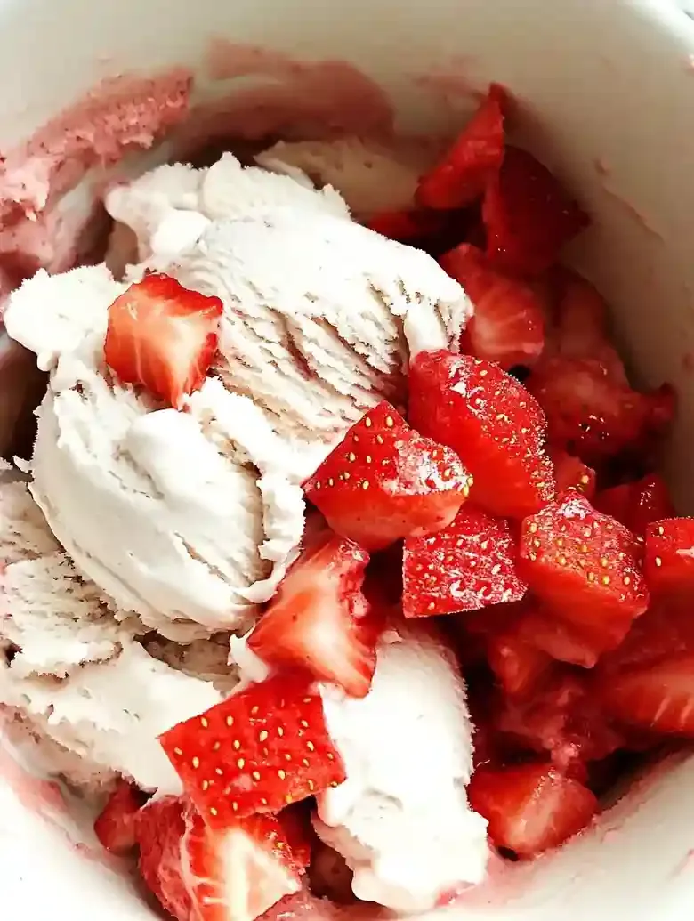 Vegan Strawberry Coconut Milk Ice Cream