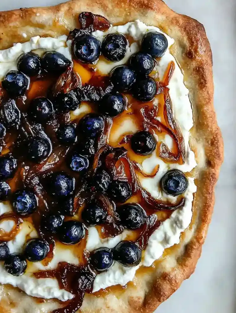 Blueberry Goat Cheese Pizza Recipe