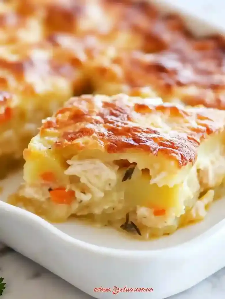 Cheesy Chicken and Potato Casserole