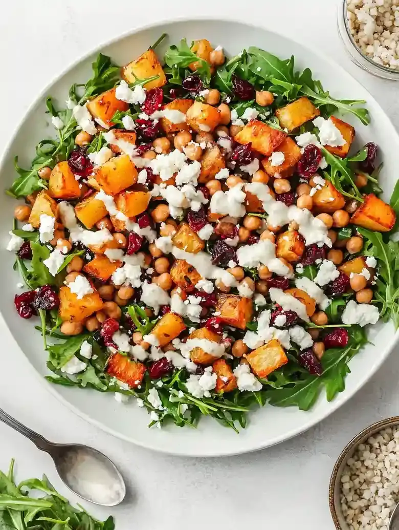 Crispy Chickpea Sweet Potato Salad
