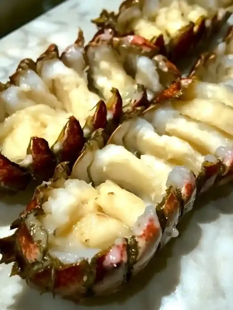 Decadent Baked Stuffed Lobster Tails