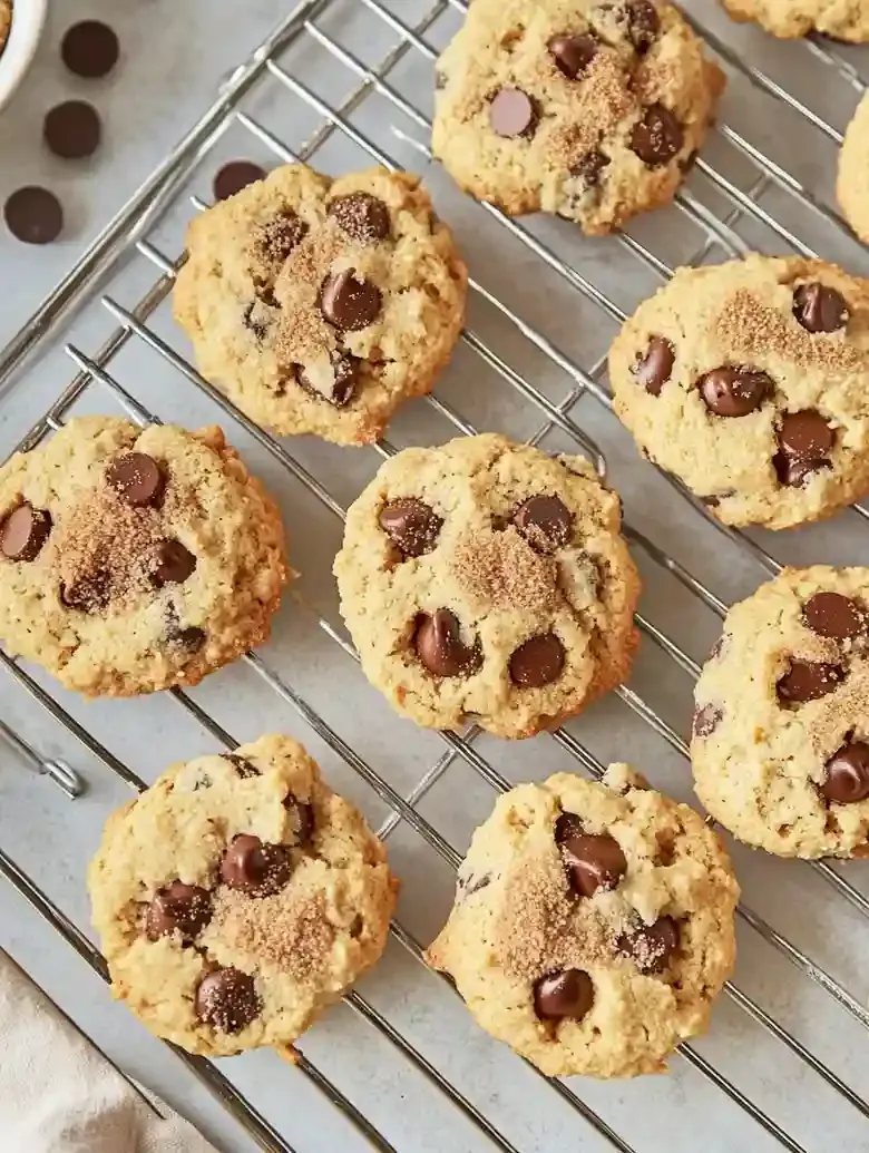 delicious tahini chocolate chip cookies