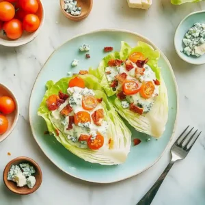 Delicious Vegetarian Wedge Salad