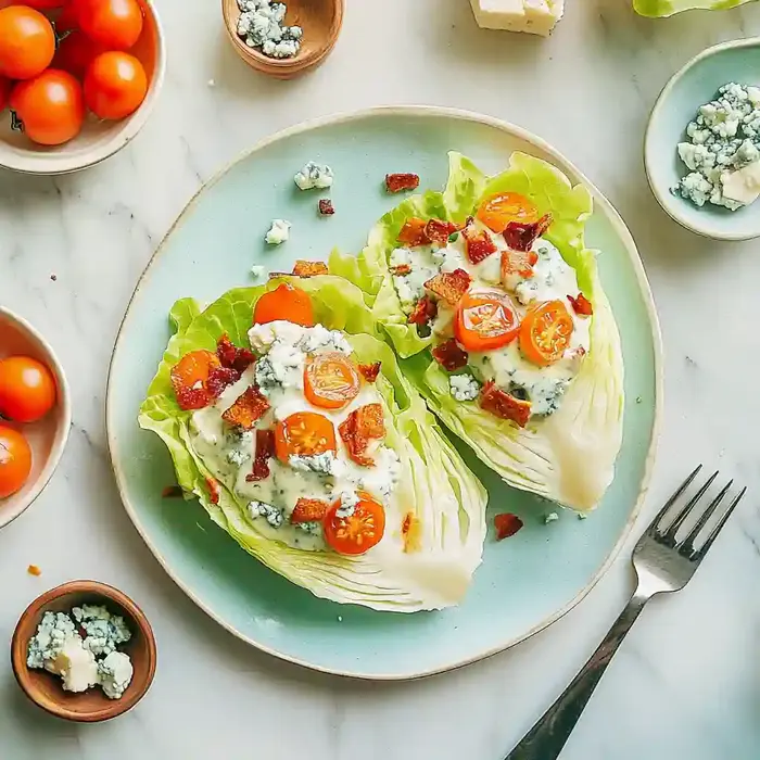 Delicious Vegetarian Wedge Salad