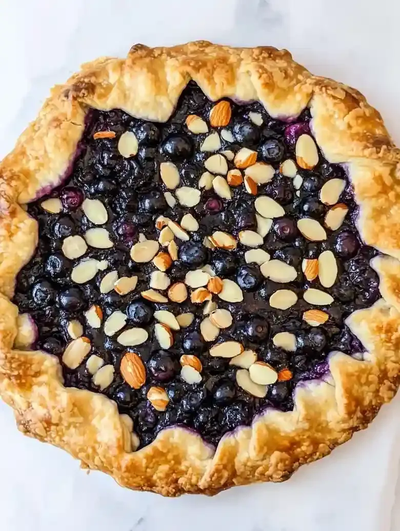Easy Blueberry Almond Galette Recipe
