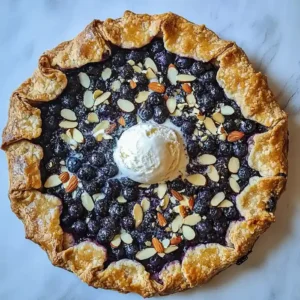 Easy Blueberry Almond Galette Recipe