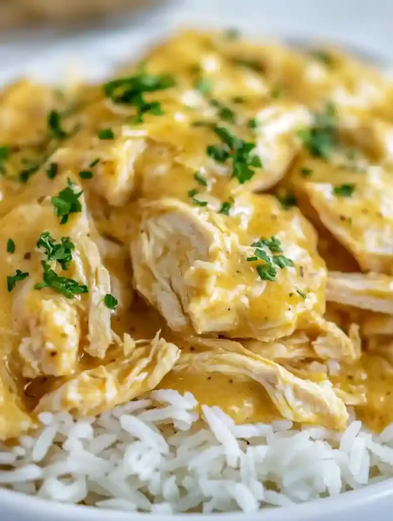 Easy Crockpot Chicken And Gravy