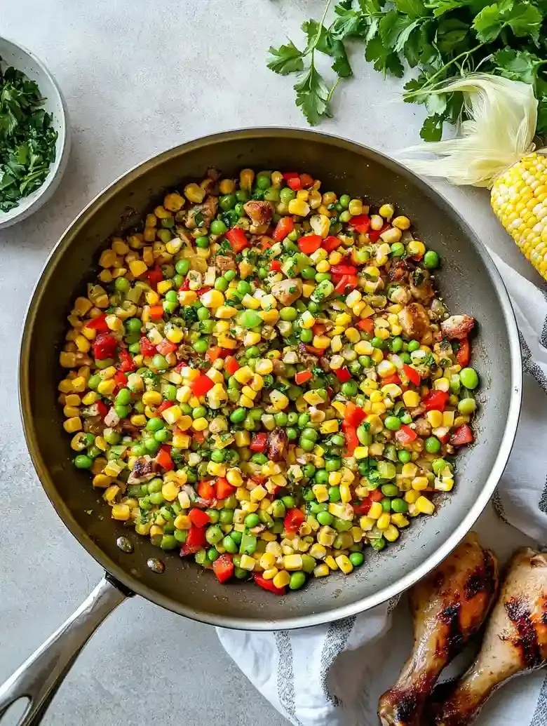 Easy Fresh Corn Succotash Recipe