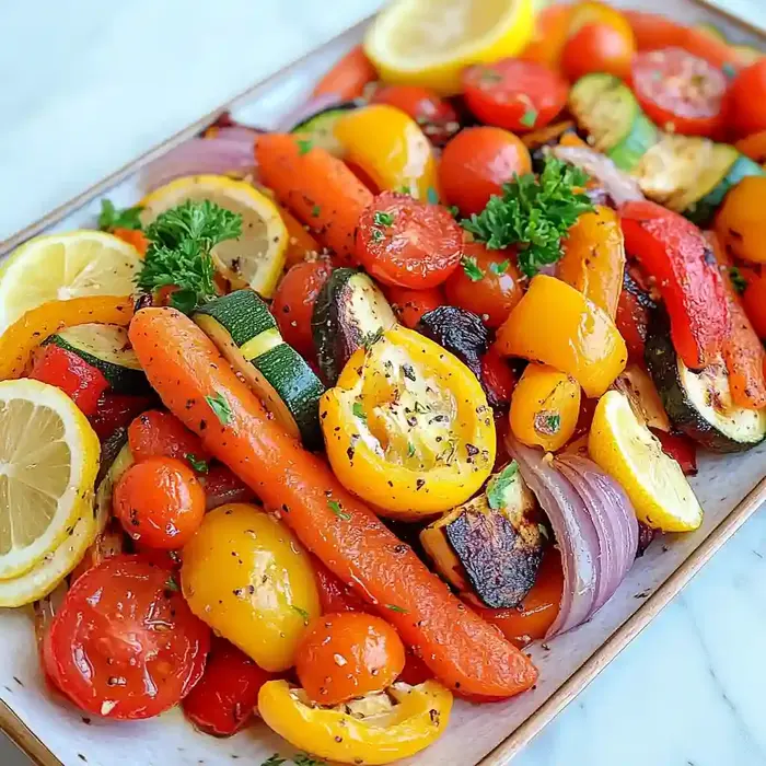 Easy Mediterranean Roasted Vegetables