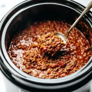 Easy Slow Cooker Beef Chili Recipe