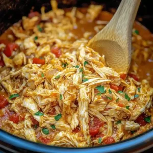 Easy Slow Cooker Queso Chicken Tacos