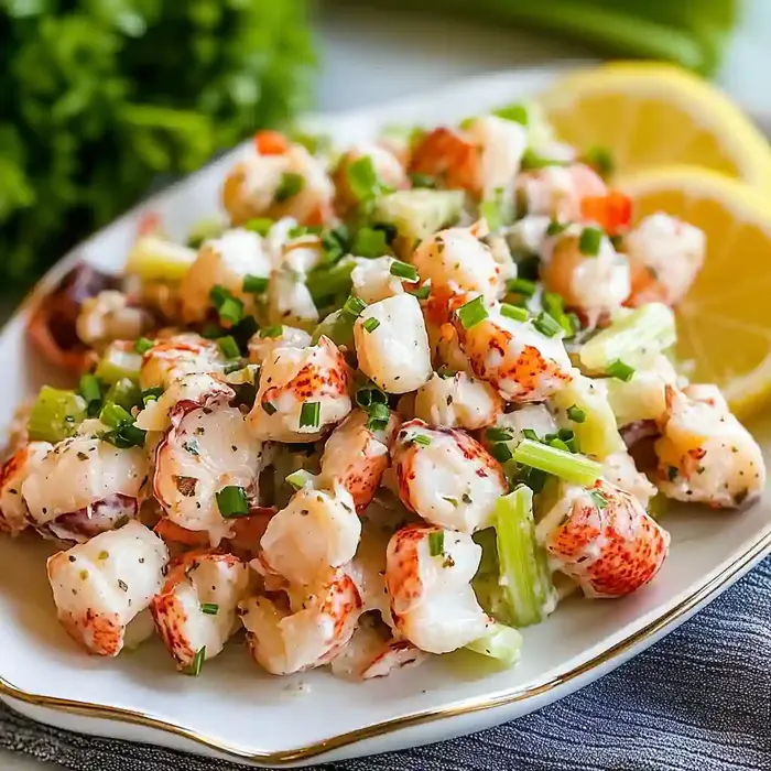 Elegant Creamy Lobster Salad Recipe