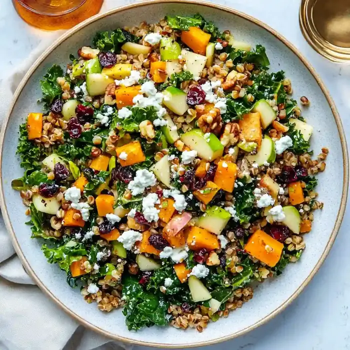 Fall Farro Salad With Butternut Squash