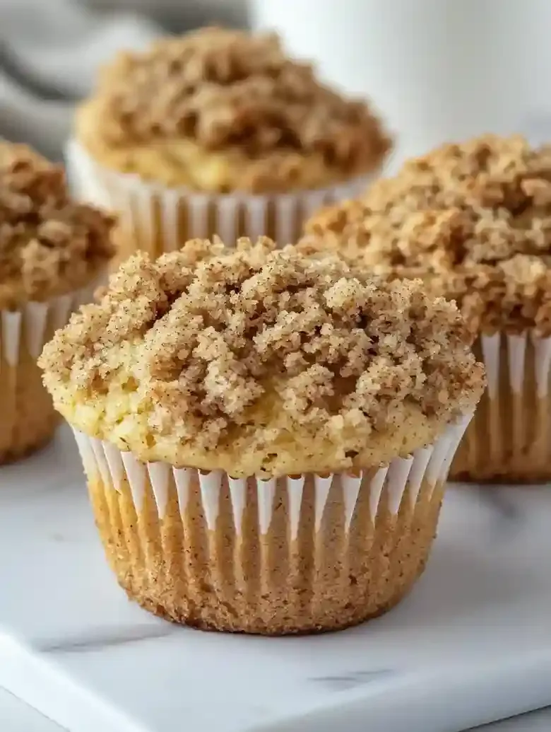 Fluffy Gluten Free Coffee Cake Muffins