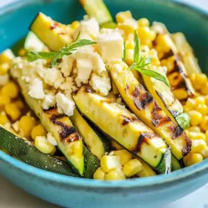 Grilled Corn Zucchini Salad Recipe