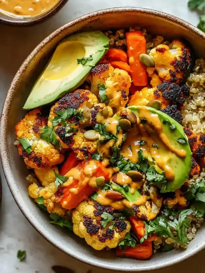 Healthy Roasted Veggie Glow Bowls