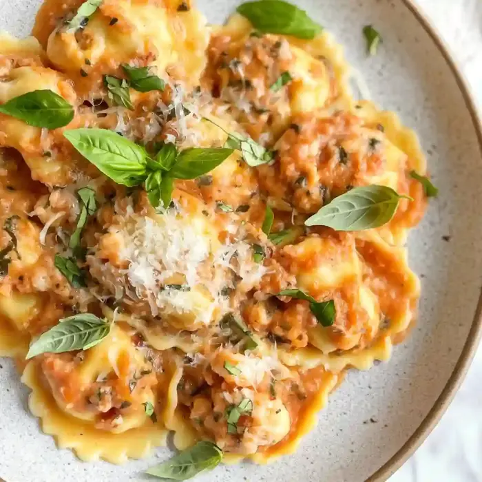 Homemade Lobster Ravioli Delicious Dinner