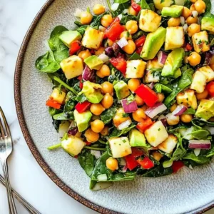 Hot Honey Halloumi Salad Recipe