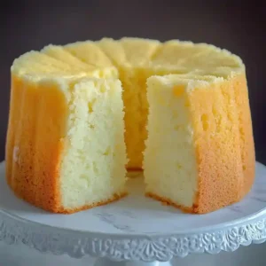 Light and Fluffy Vanilla Chiffon Cake