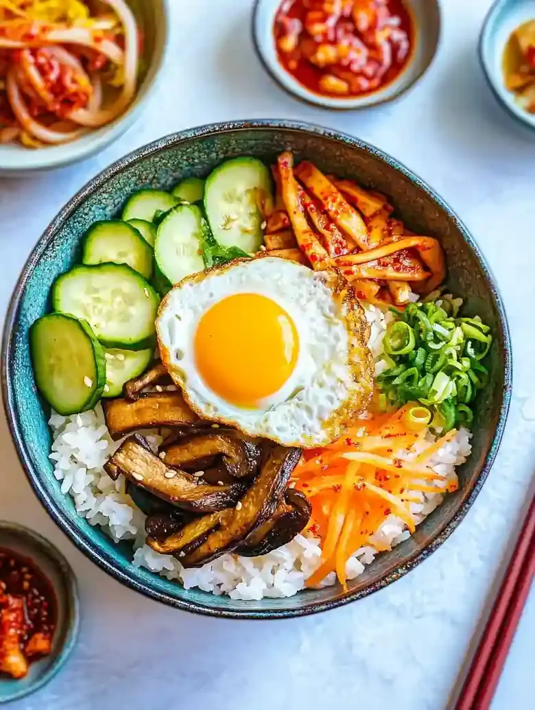 Loaded Vegetarian Bibimbap Bowl