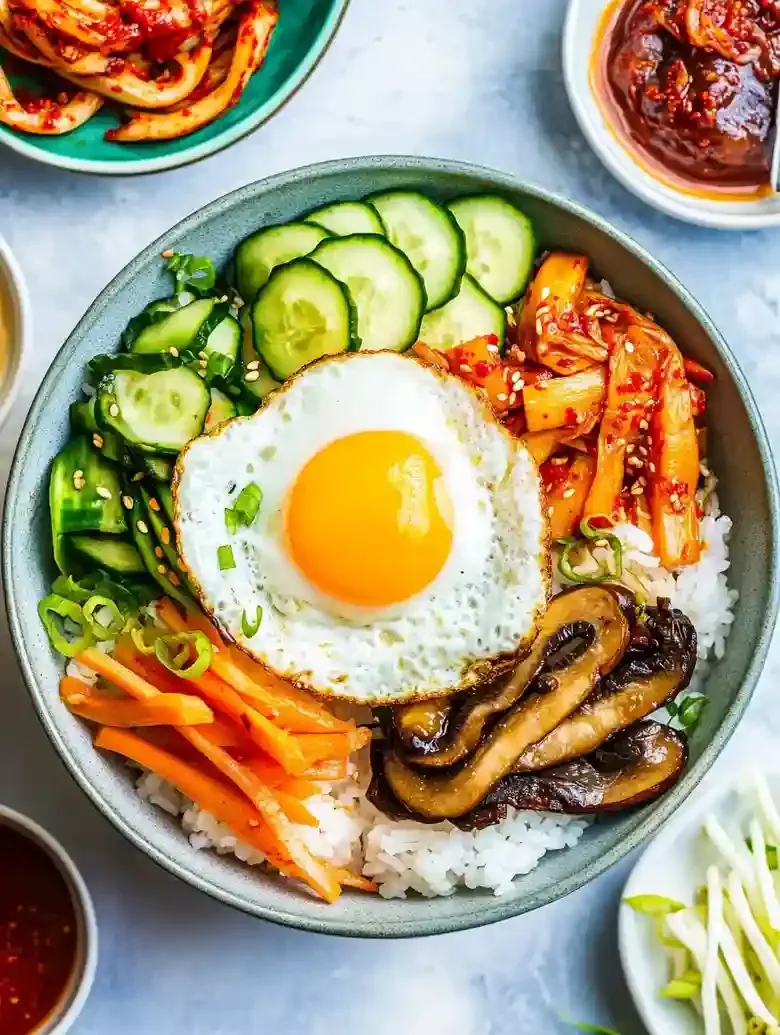 Loaded Vegetarian Bibimbap Bowl