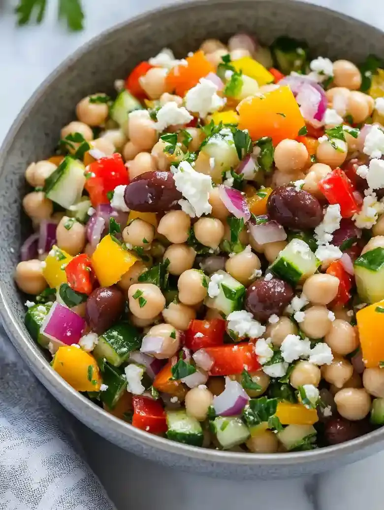 Mediterranean Dense Bean Salad Recipe