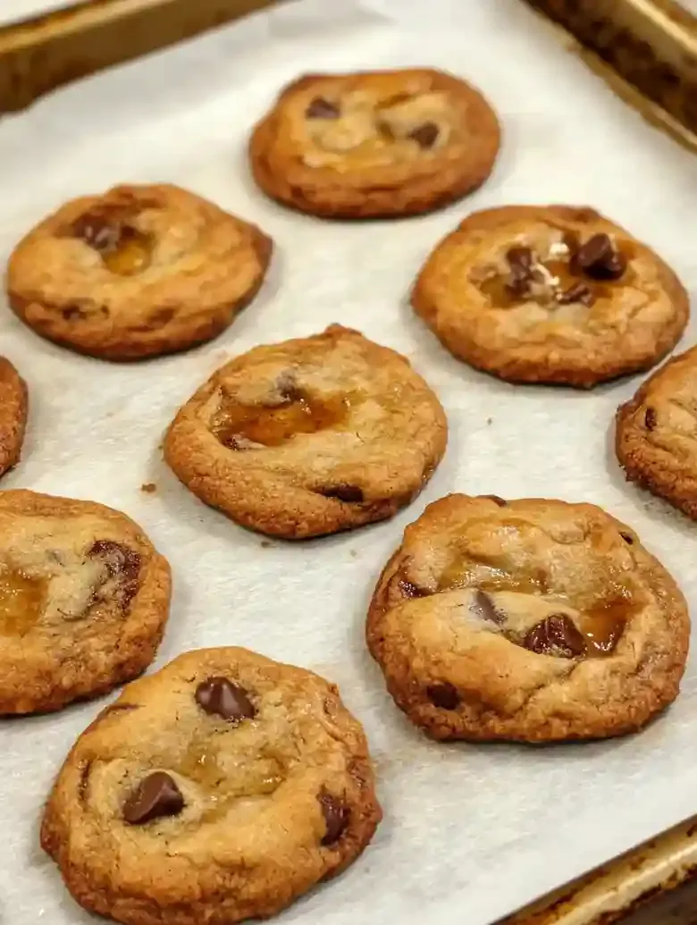 Miso Caramel Chocolate Chip Cookies