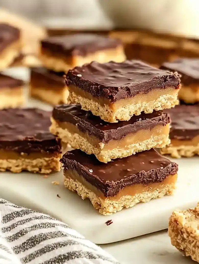 No Bake Millionaire Shortbread Bars