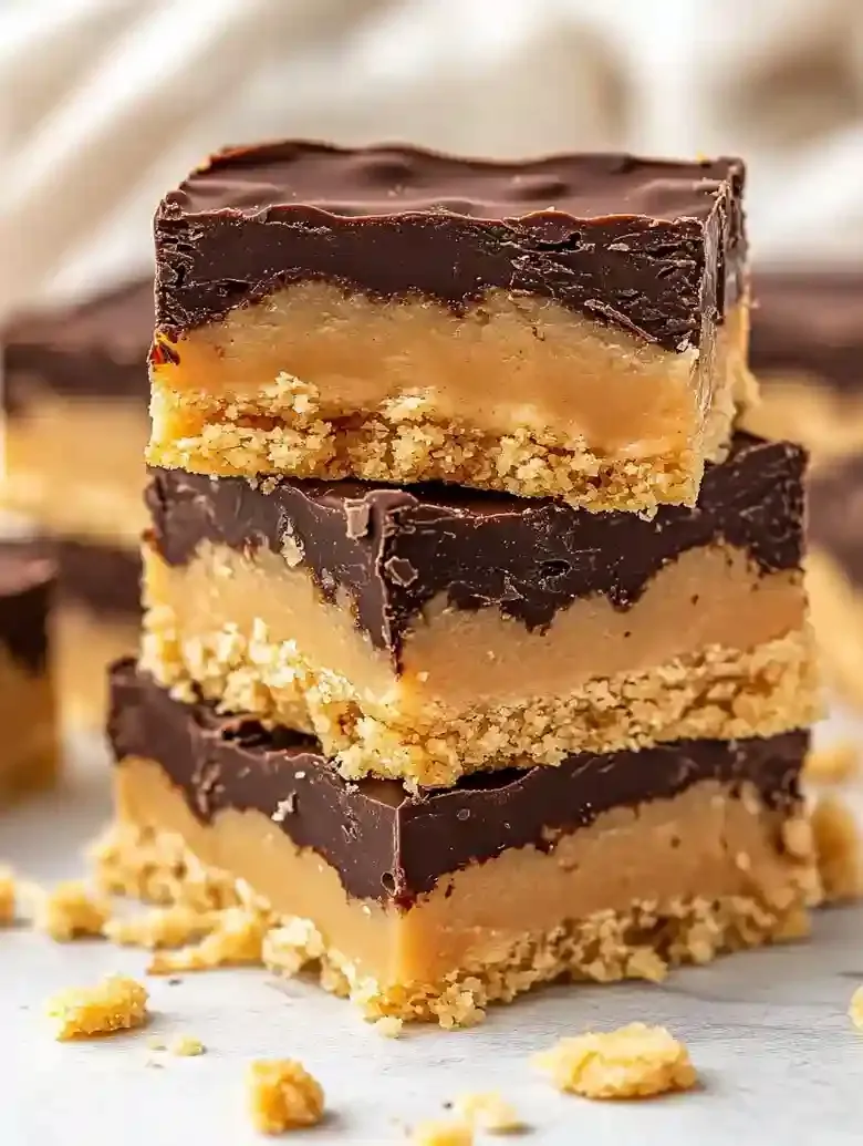 No Bake Millionaire Shortbread Bars