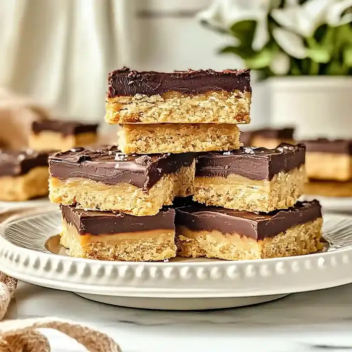 No Bake Millionaire Shortbread Bars