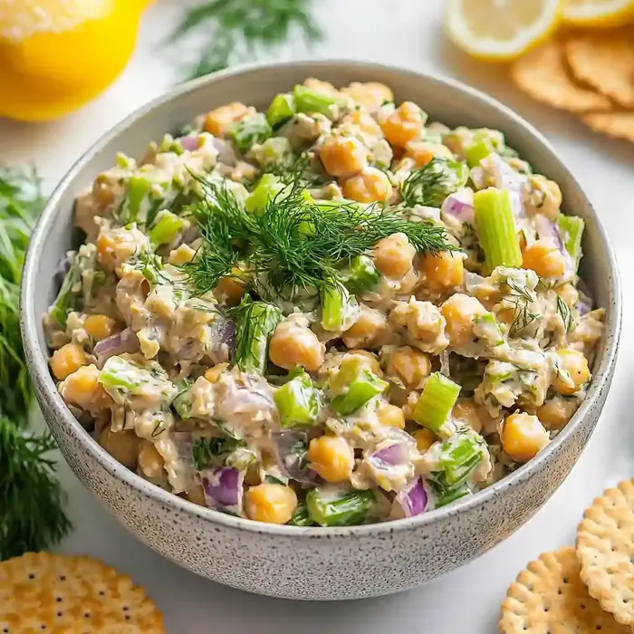 Quick Vegan Chickpea Tuna Salad