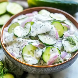Refreshing Tzatziki Cucumber Salad