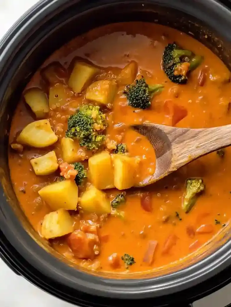 Slow Cooker Coconut Quinoa Curry