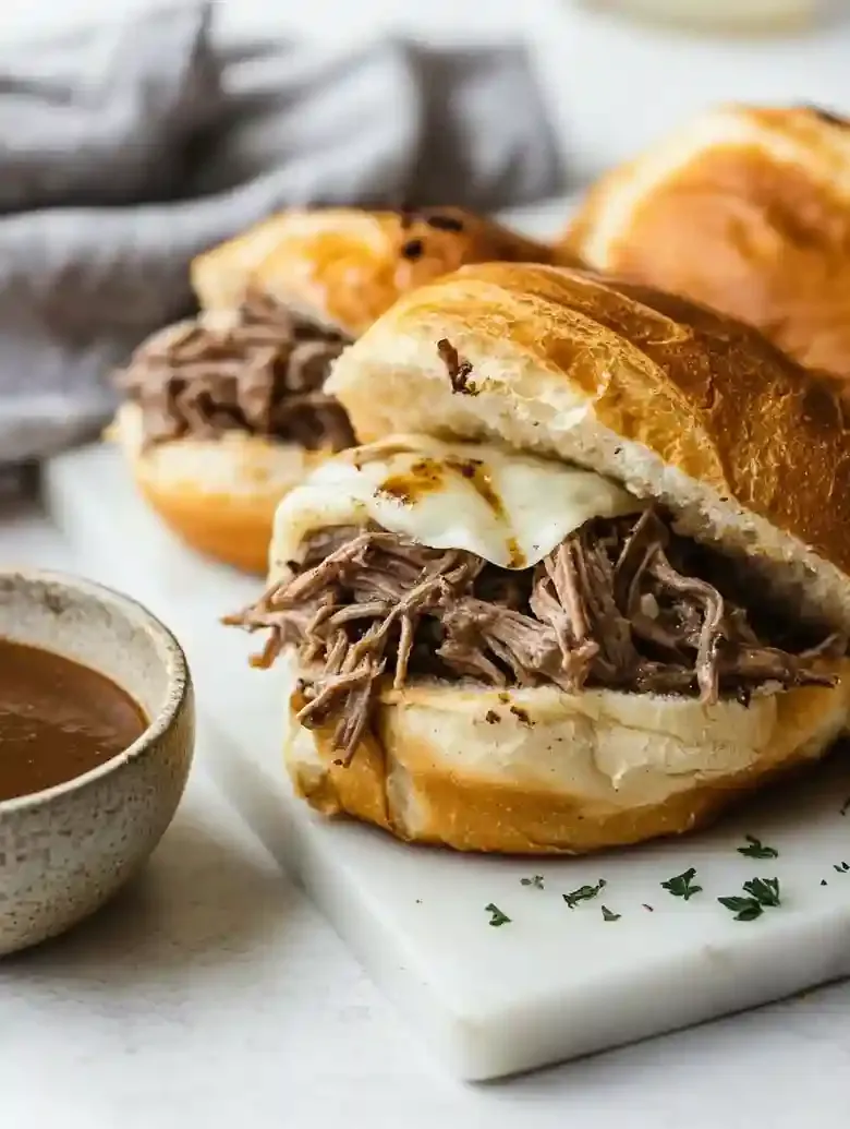 Slow Cooker French Dip Sandwiches Recipe