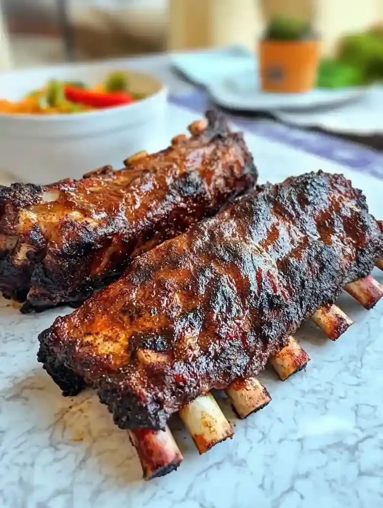Sweet Spicy Korean Sticky Ribs